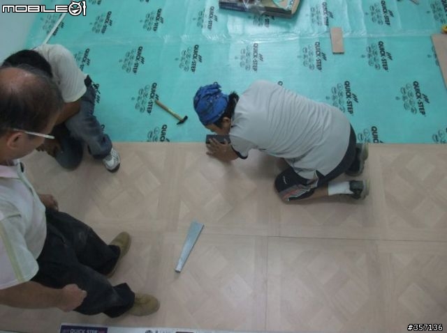 比利時 Quick Step 白色凡爾賽(風采UF1248) 安裝過程圖多