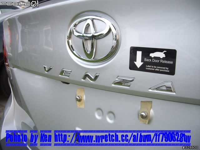 toyota Venza應該是台灣首部吧
