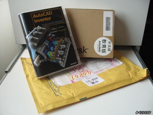 Autodesk Inventor 2011 學生版開箱文