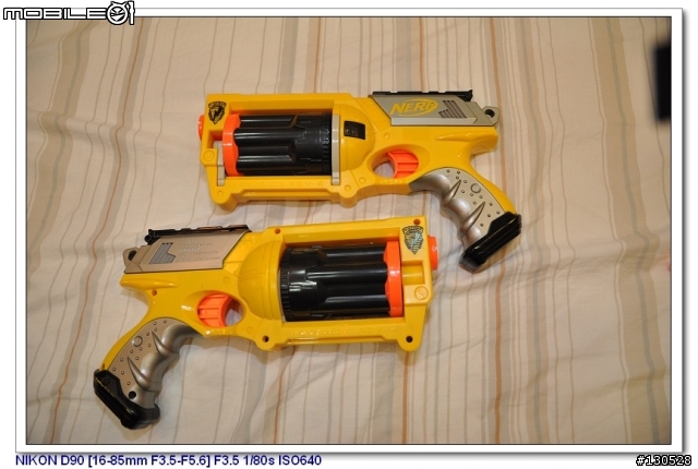 家裡的小小戰爭--NERF空氣泡棉槍--新增間諜小手槍