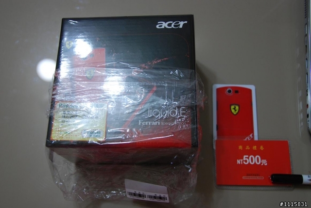 女生可以配帥手機嗎? ACER Liquid E Ferrari 開箱