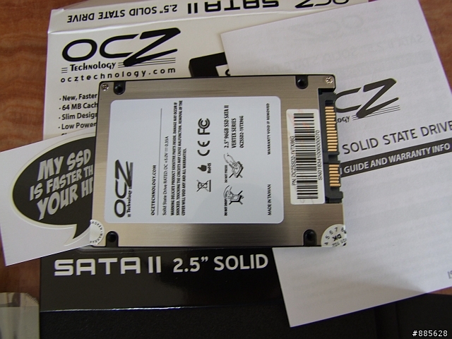 OCZ Vertex系列 96GB 開箱檢測及疑問