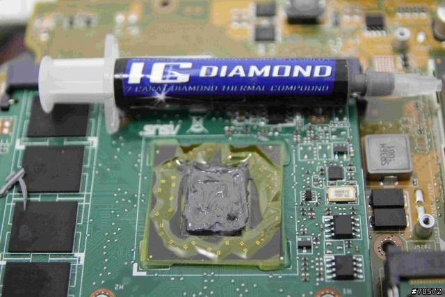 膽小者勿近:G73 解剖--換IC Diamond 7散熱膏及高溫的另一兇手