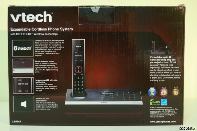 觸控+藍芽的無線電話 -- VTech LS6245開箱