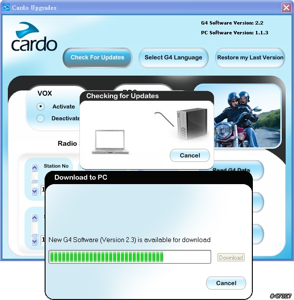 Cardo scala rider G4 Powerset 藍芽通訊系統