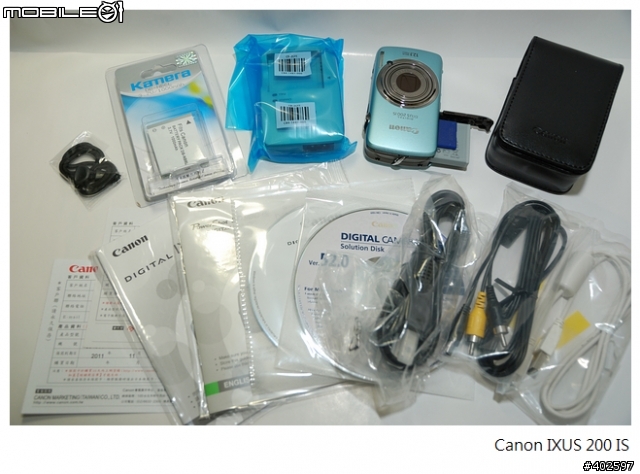 CANON IXUS 200 IS 開箱分享