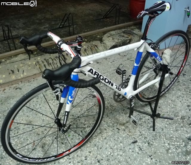 開箱文-ARGON18 KRYPTON公路車白/藍色