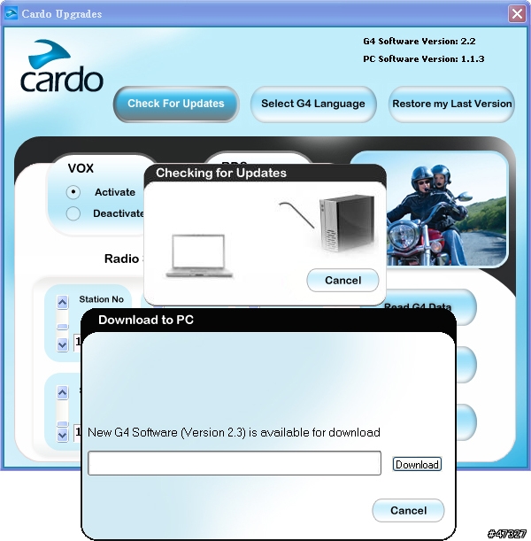 Cardo scala rider G4 Powerset 藍芽通訊系統