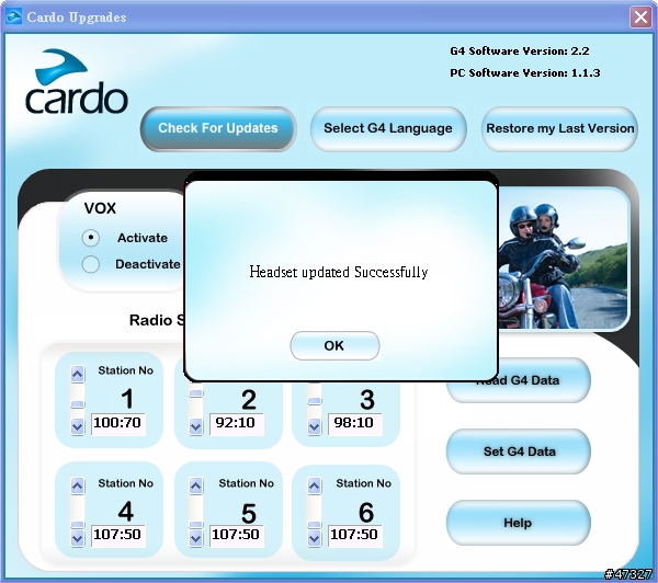 Cardo scala rider G4 Powerset 藍芽通訊系統