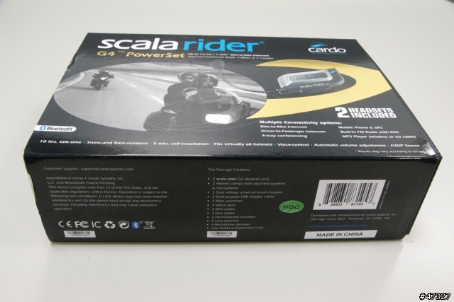Cardo scala rider G4 Powerset 藍芽通訊系統
