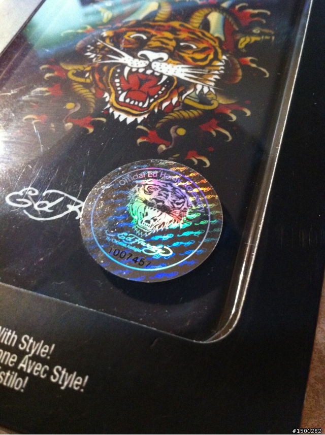 開箱 iPHONE4 ED HARDY 硬殼背蓋 Trexta 腰掛皮套