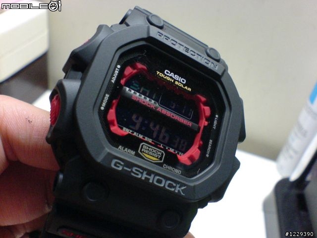 G-SHOCK 最新巨無霸, 黑紅 GX-56-1AER 分享!