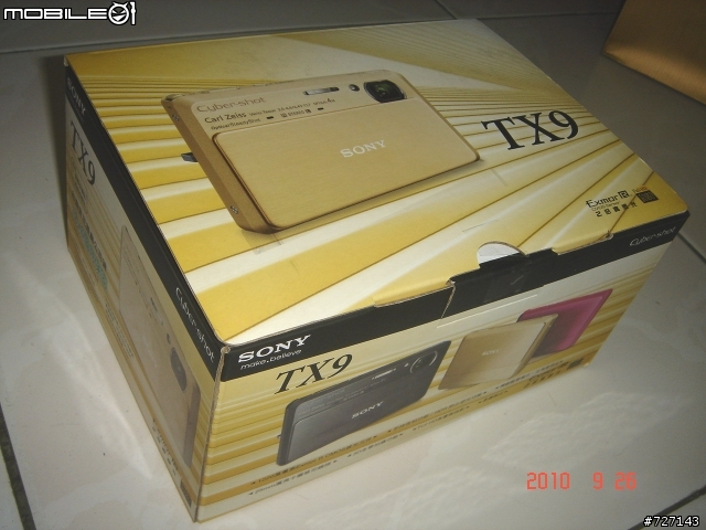 SONY TX9超簡單開箱~~~~~