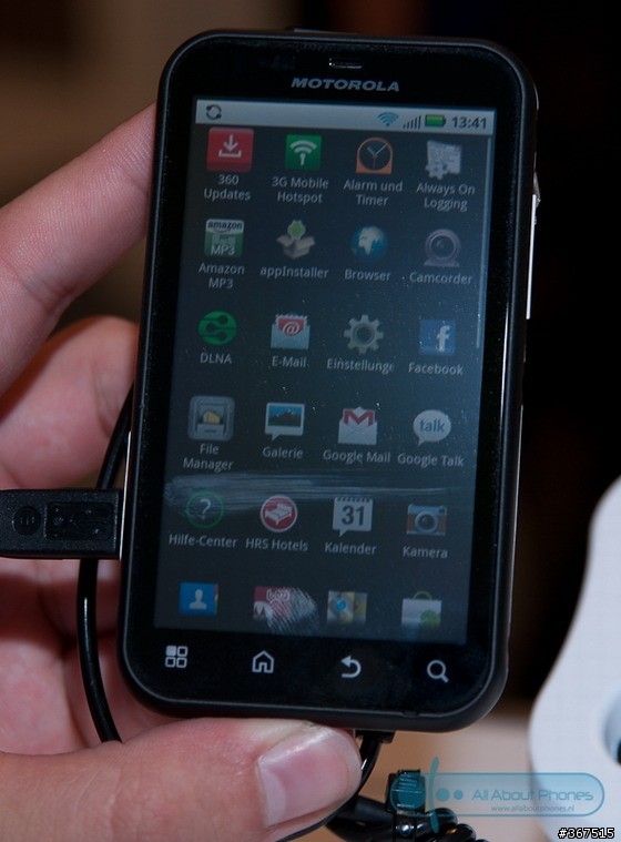 Motorola Milestone 2及Defy登陸IFA