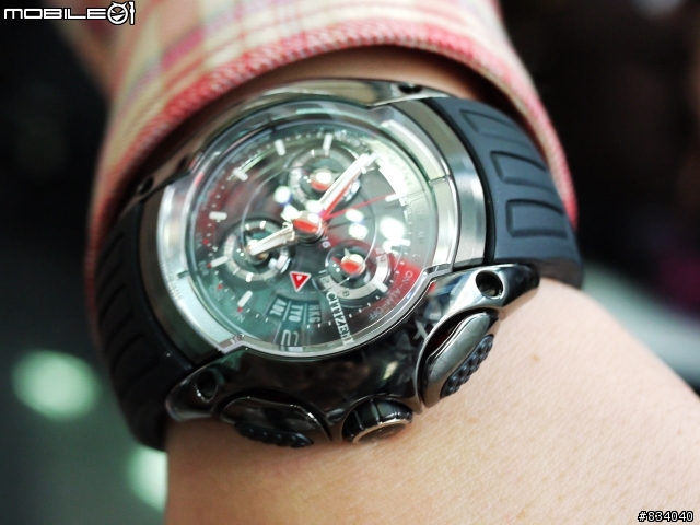 (開箱)強殖裝甲來襲! Citizen 80周年紀念Model Eco-Drive DOME Black Ver.