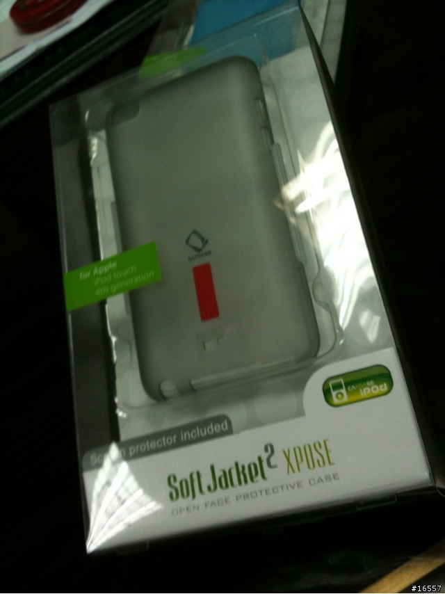 iPod Touch 4 史上第一個保護套開箱文! ^O^!