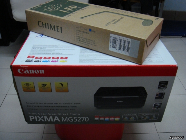 極具質感的多功能相片複合機-CANON MG5270 開箱文!(圖多)