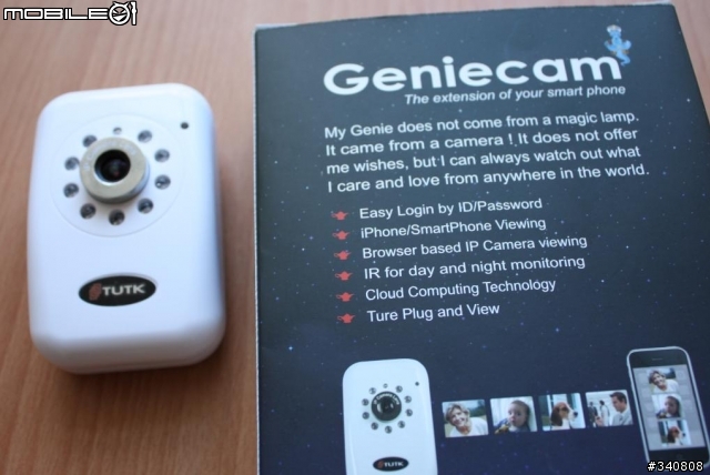 <開箱> 智慧手機的新玩具 TUTK Geniecam 精靈燈