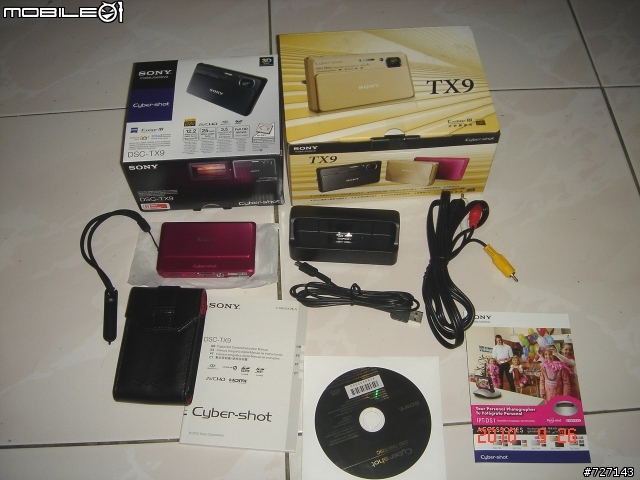 SONY TX9超簡單開箱~~~~~