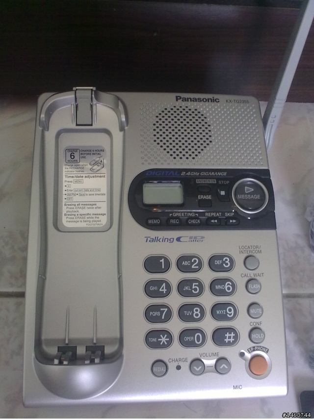 Panasonic kx-tg2355s 2.4G 多功能室內答錄無線電話閃亮開箱