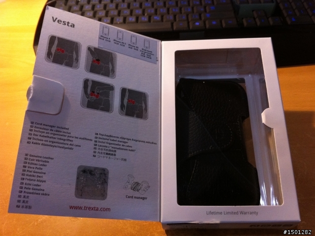 開箱 iPHONE4 ED HARDY 硬殼背蓋 Trexta 腰掛皮套