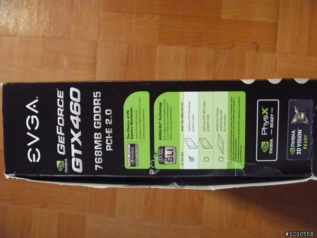 EVGA GTX 460 768MB 開箱 (非superclocked)