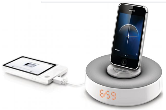 無意間發現質感非凡的IPhone.IPod專用底座(喇叭.同步.時鐘.夜燈.充電)