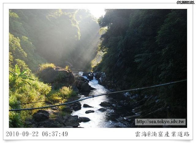 【雲海漫漫】單騎直上天邊的湳窟產業道路