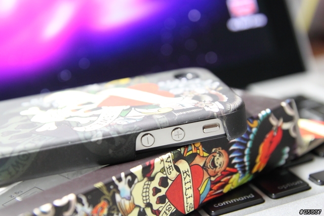 不忘搖滾精神的iPhone4 Case - Ed Hardy Love Kills Slowly Hard Shell Faceplate