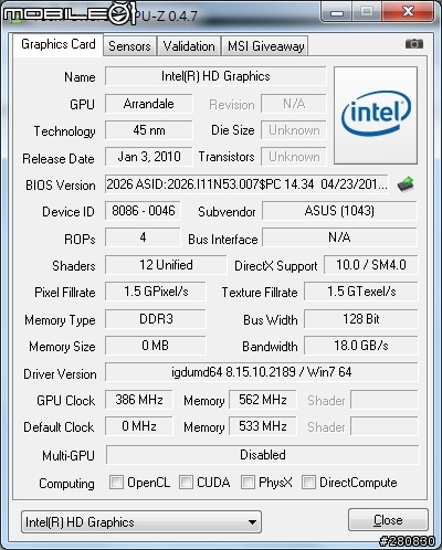 我的第一台筆電ASUS N53JF