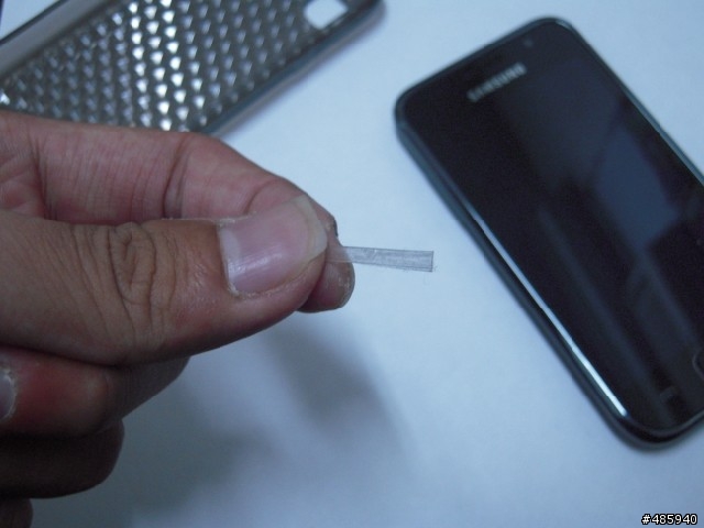 小撇步,改善i9000用清水套後難按到不行的側向鍵,免破壞!