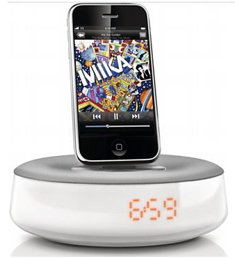 無意間發現質感非凡的IPhone.IPod專用底座(喇叭.同步.時鐘.夜燈.充電)