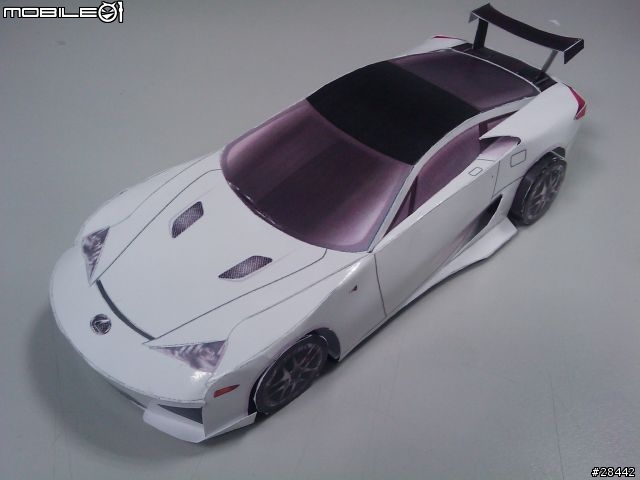 LEXUS LFA 3D紙模型