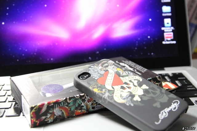 不忘搖滾精神的iPhone4 Case - Ed Hardy Love Kills Slowly Hard Shell Faceplate