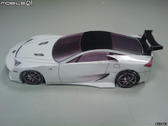 LEXUS LFA 3D紙模型