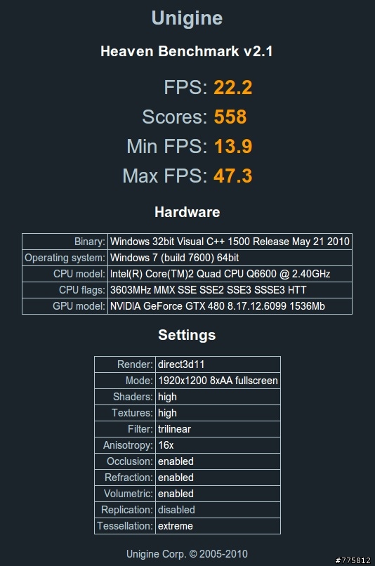 天氣變冷,啟動GTX480的暖爐功能