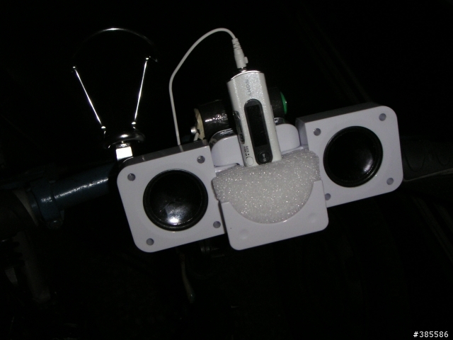 腳踏車音響 DIY 改裝仿IPOD擴音喇叭