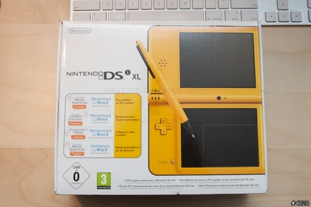 「開箱」Nintendo DSi XL 鮮黃版