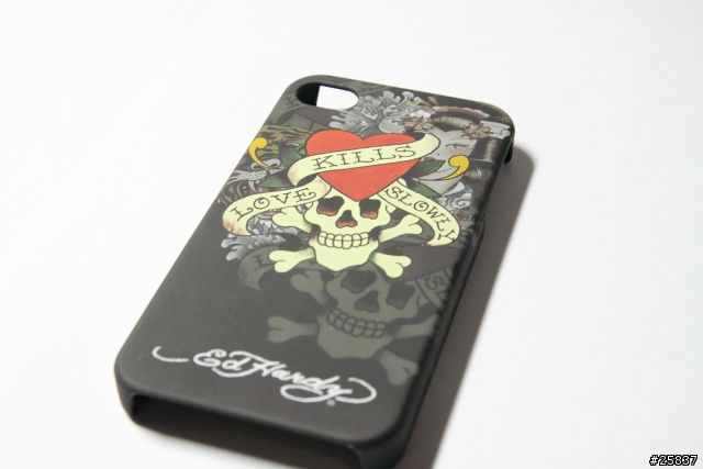 不忘搖滾精神的iPhone4 Case - Ed Hardy Love Kills Slowly Hard Shell Faceplate