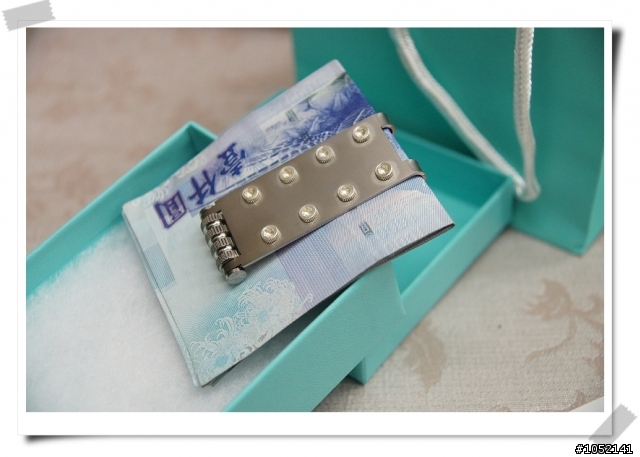 【開箱】男人的Tiffany-鈦金屬鈔票夾"Paloma's Turbo Ti Money clip"