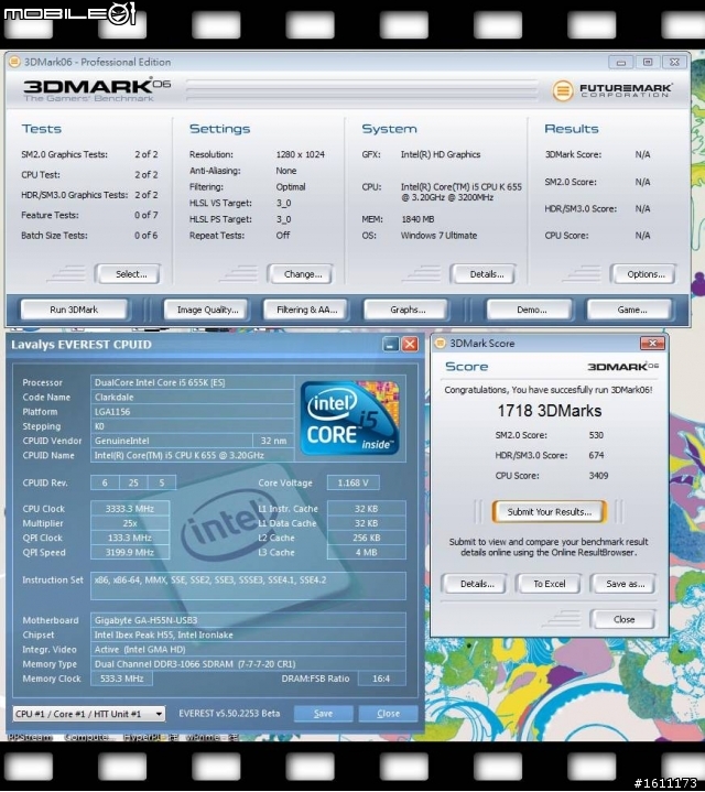 【開箱與測試】分享新玩具(1):i5 655K在技嘉H55N-USB3飛上4.65GHz