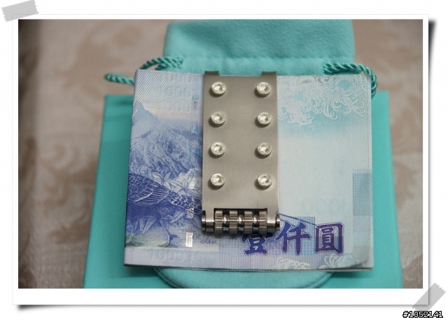 【開箱】男人的Tiffany-鈦金屬鈔票夾"Paloma's Turbo Ti Money clip"