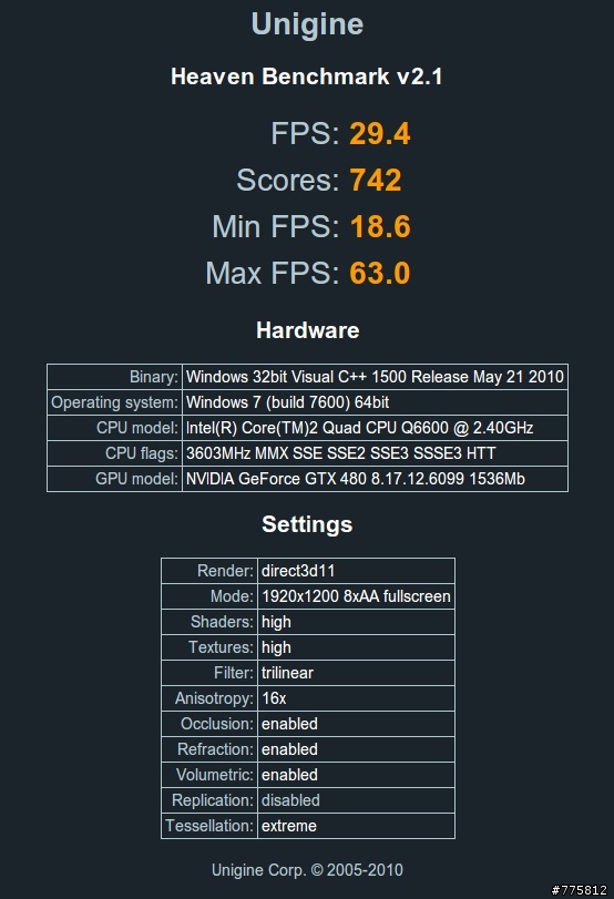天氣變冷,啟動GTX480的暖爐功能