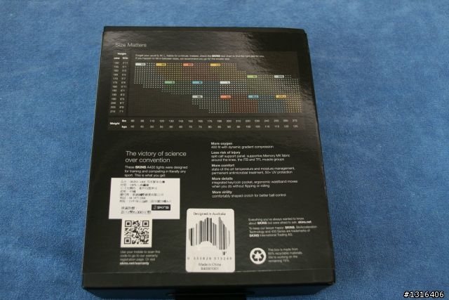 SKINS A400運動緊身長褲開箱及測試文
