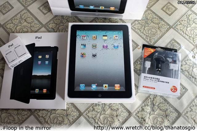 iPad WiFi+3G 32GB 開箱文~~~