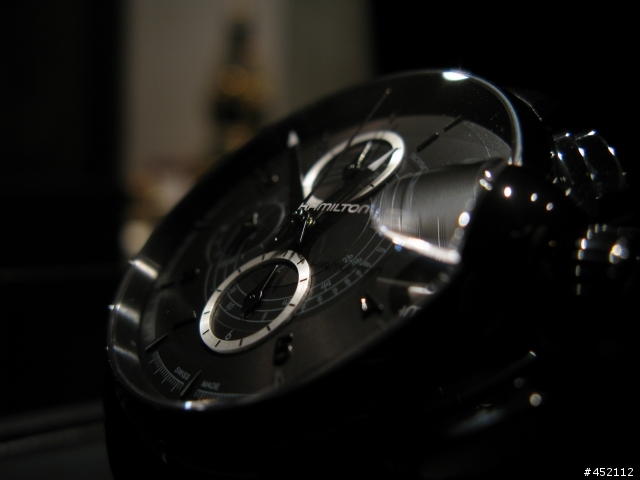 HAMILTON RAILROAD black leather 46mm H40686335鐵路錶開箱