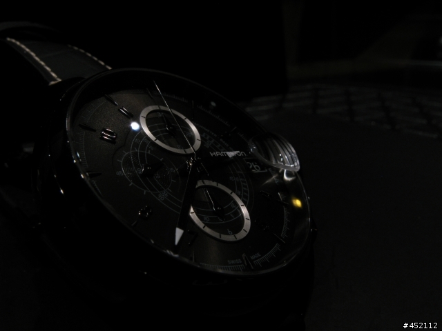 HAMILTON RAILROAD black leather 46mm H40686335鐵路錶開箱