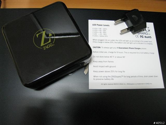 ZAGGsparq 2.0 USB 行動電源簡易分享