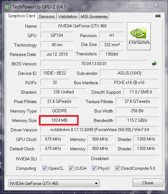 "豬頭"原來是我自己的POWER快掛了! 華碩GTX460簡易開箱