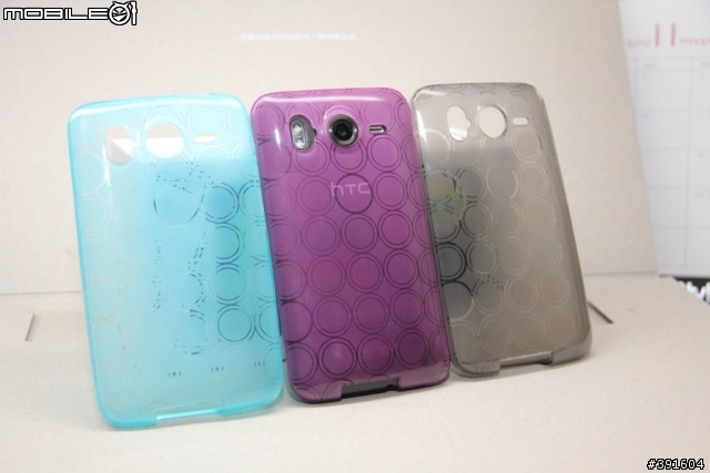 HTC Desire HD上蓋皮套(T牌)+平價普普風清水套(三色)開箱文分享